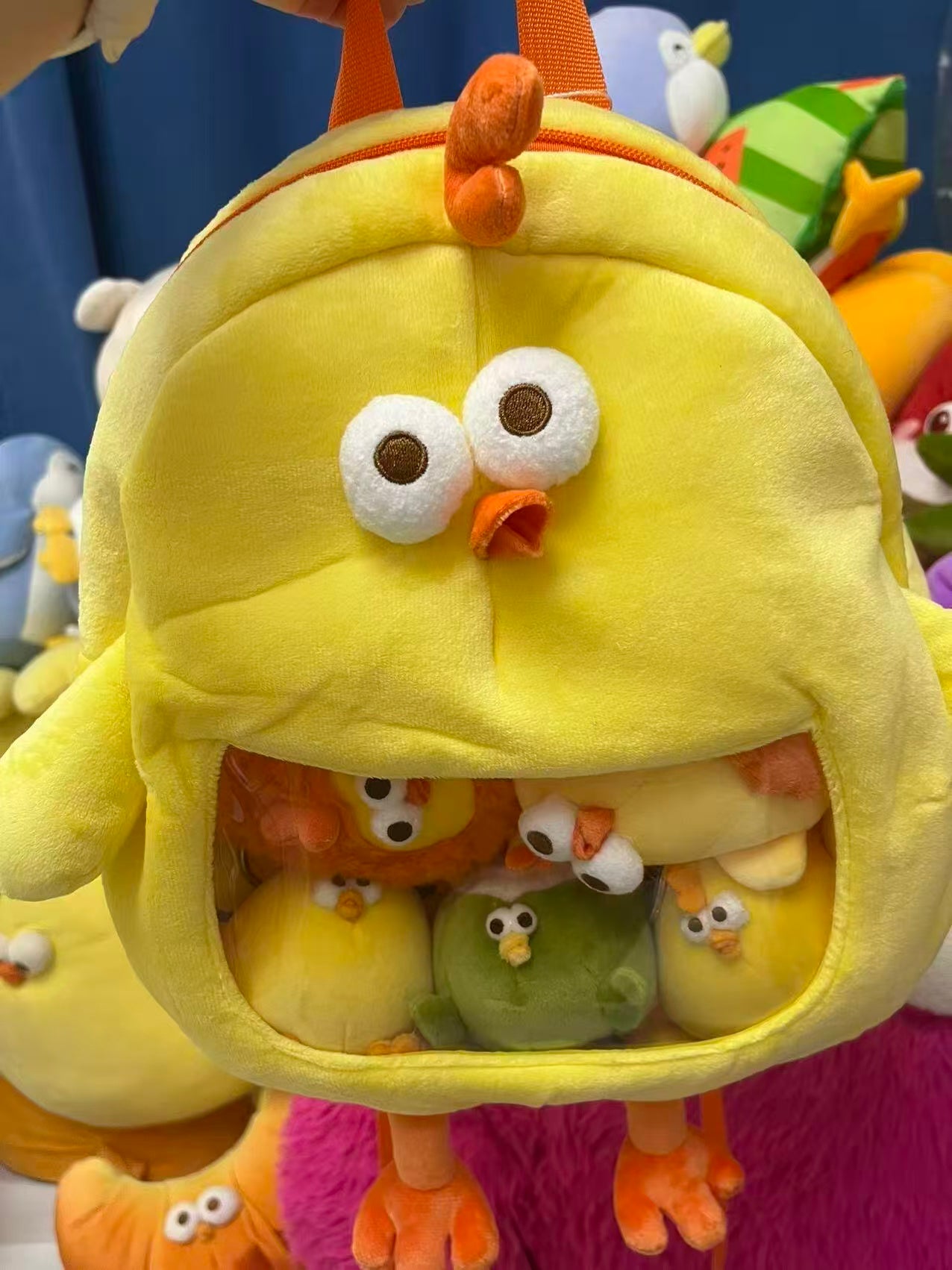 DunDun Chicken | Backpack / Plush Display Bag