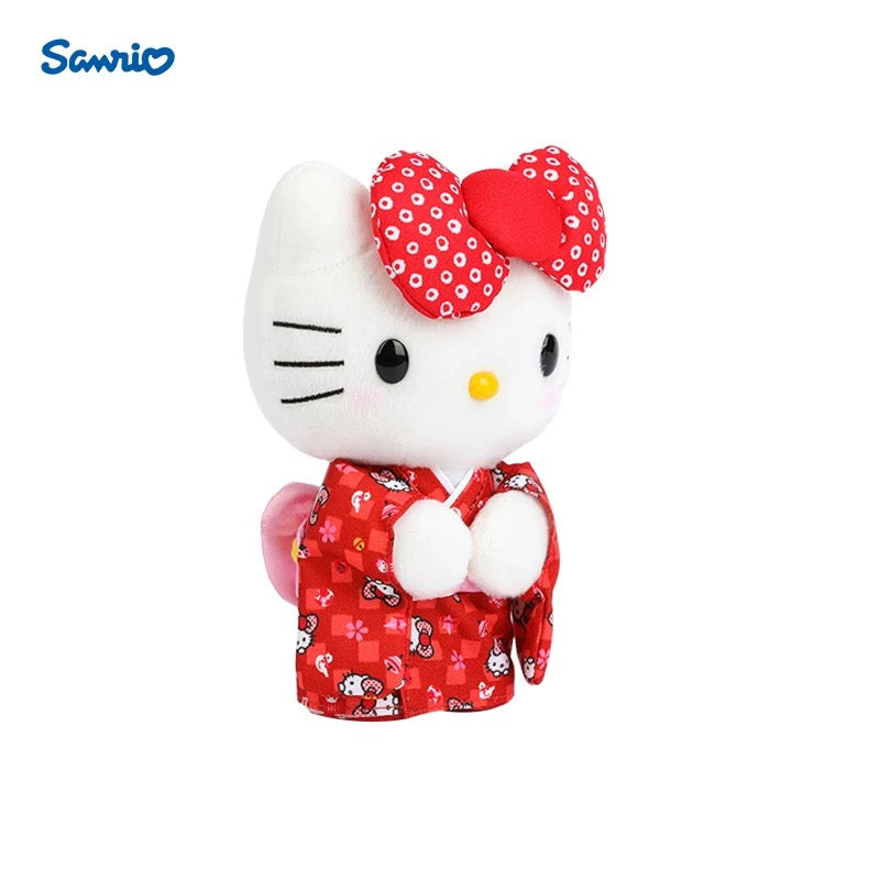 Sanrio | Hello Kitty Kimono Crepe | Hello Kitty Plush Toy M (20cm)