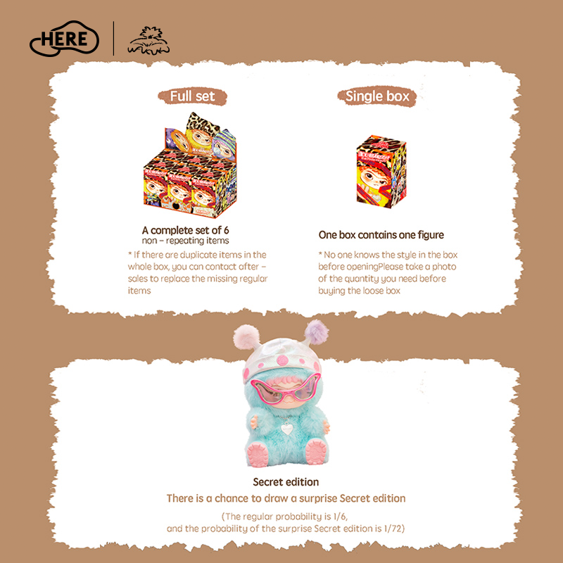 Wakuku | Wakuku Series 1.0 | Plush & Vinyl Mascot Blind Box