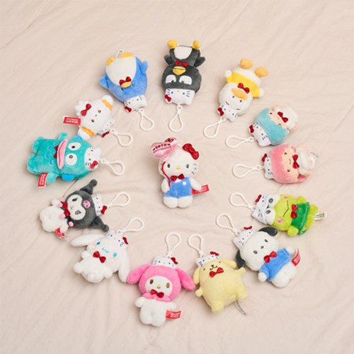 Sanrio| Hello Kitty 50th Anniversary: Korean Limited | Sanrio Mascot Holder / Keychain