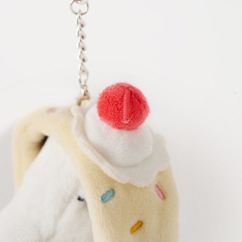 Snoopy | Dessert Cafe | Snoopy Doll Keychain: Vanilla Ice Cream