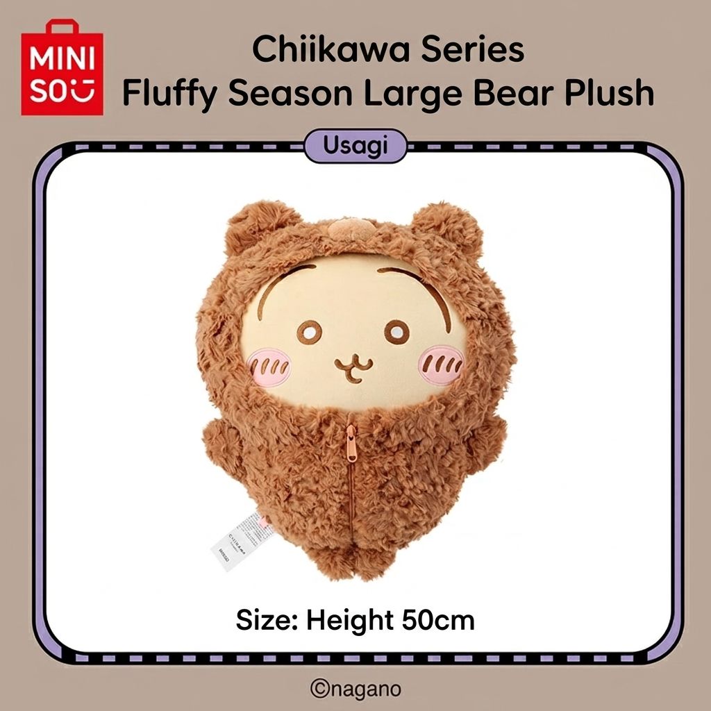 Chiikawa | Fluffy Series | Plush Toy (50cm)