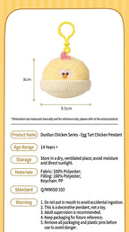 DunDun Chicken | Egg Tart Chicken Mascot / Keychain