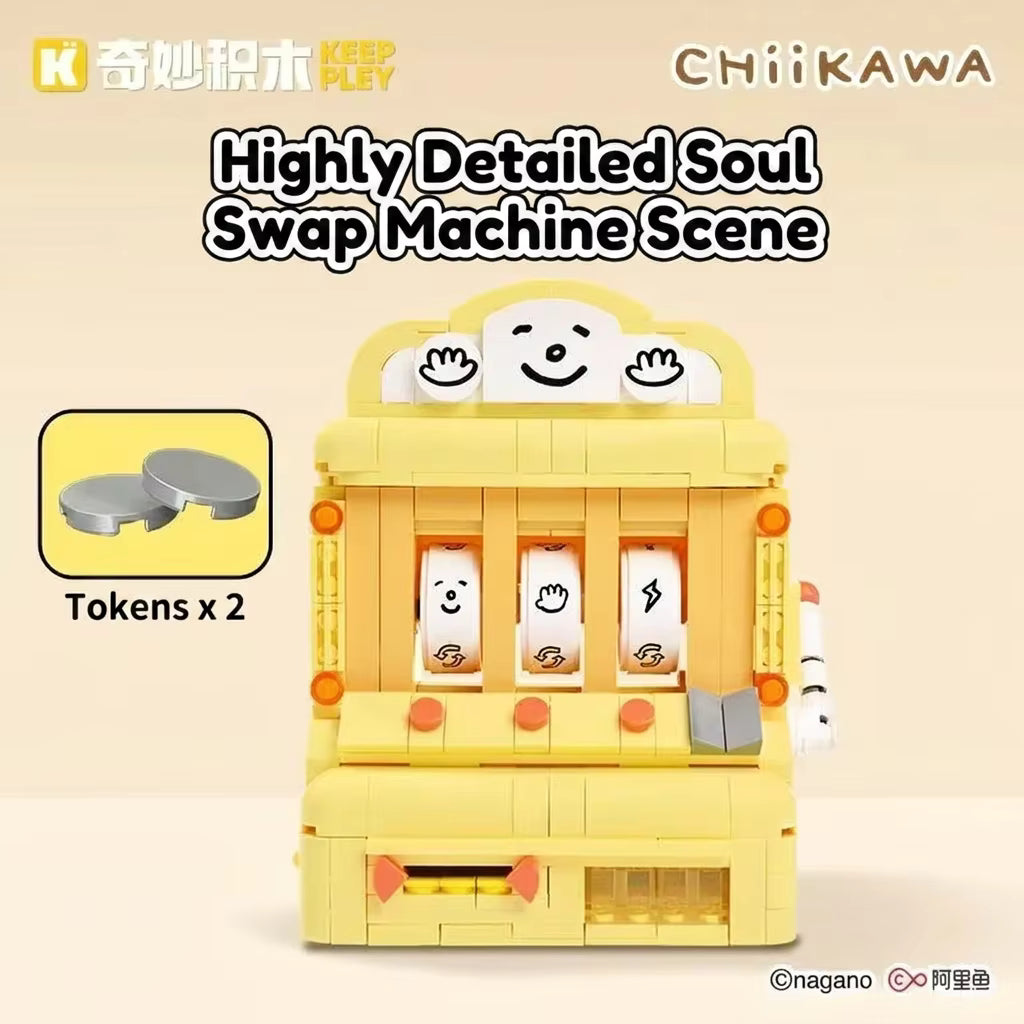 Chiikawa | Soul Swap Machine | Building Toy Set