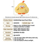 DunDun Chicken | Big Head Plush Pillow
