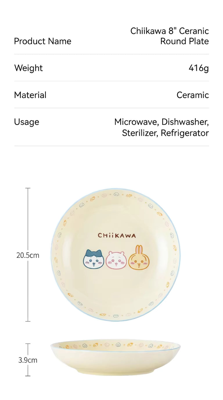 Chiikawa | Character Face Ceramic Dinnerware Set