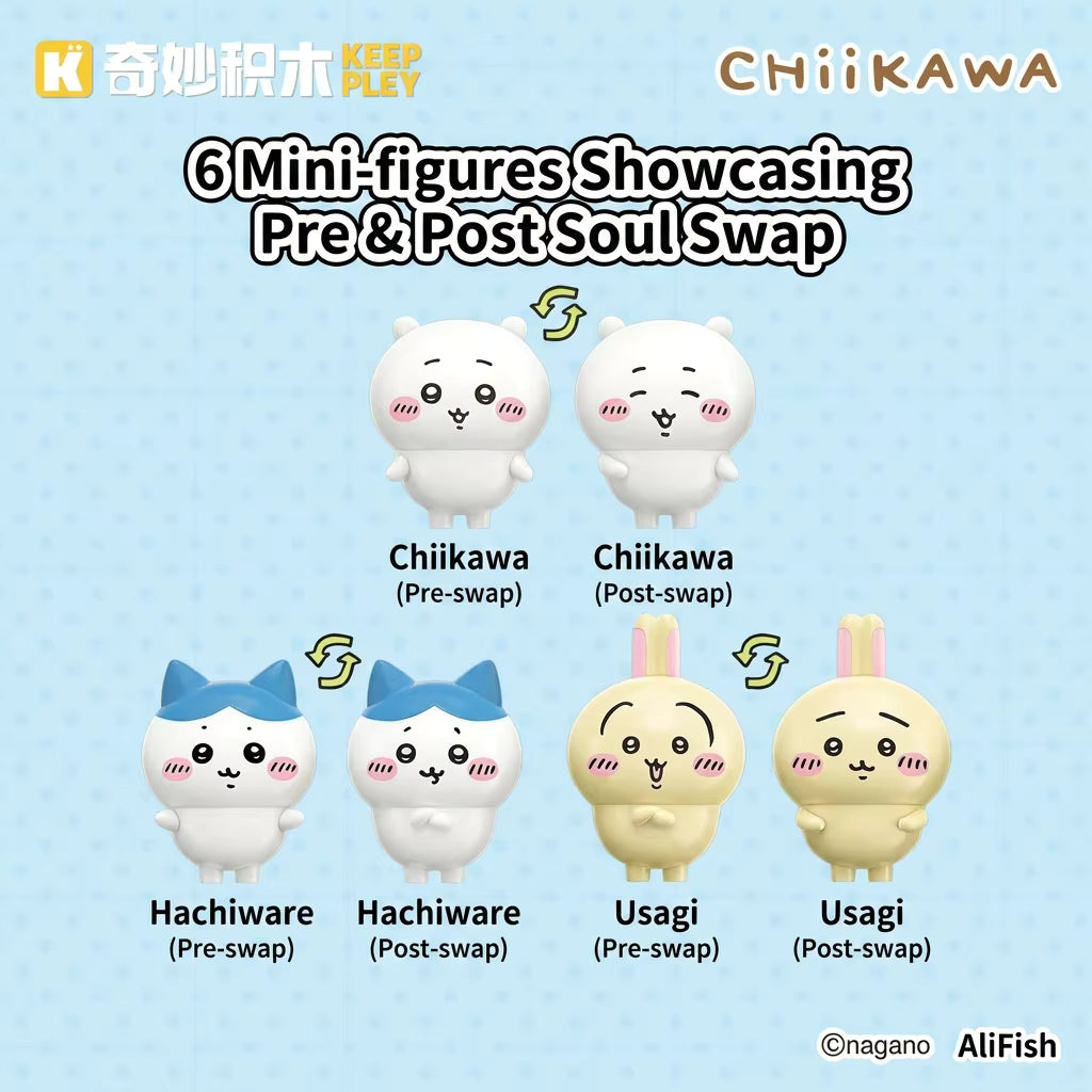 Chiikawa | Soul Swap Machine | Building Toy Set