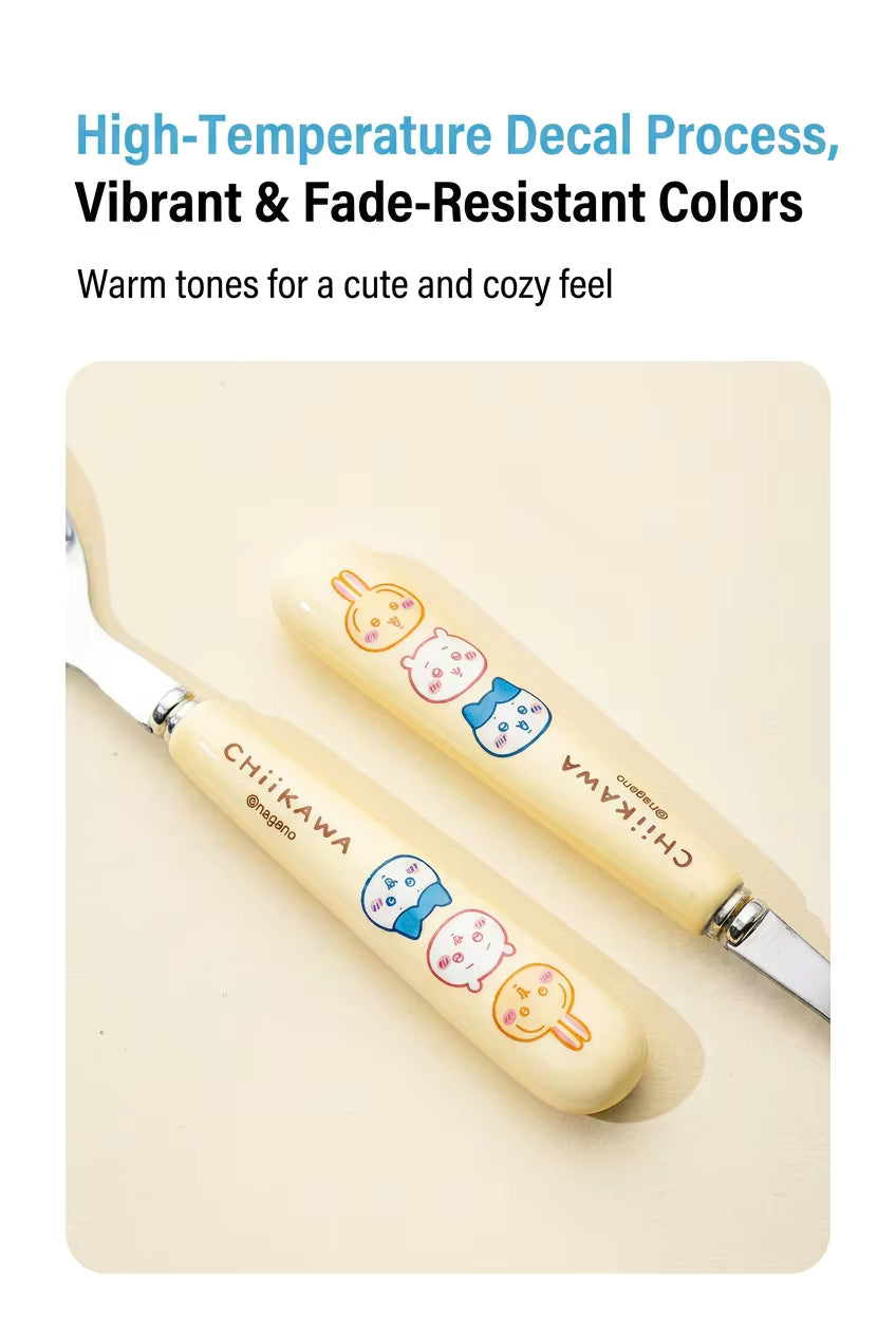 Chiikawa | Stainless Steel Spoon & Fork Set