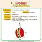 DunDun Chicken | Burger Chicken Mascot / Keychain