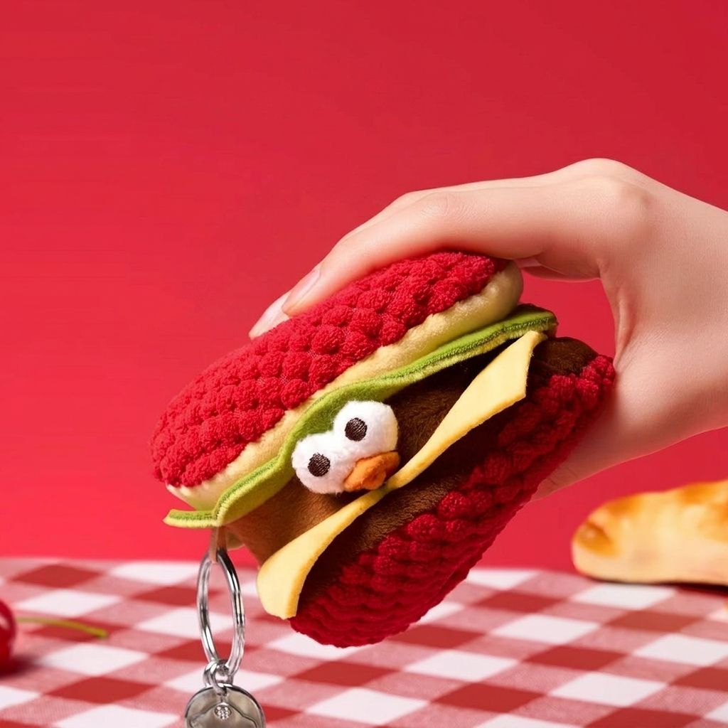 DunDun Chicken | Burger Chicken Mascot / Keychain