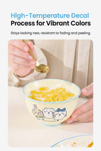Chiikawa | Cute Ceramic Rice Bowl with Lace Edge for Kids
