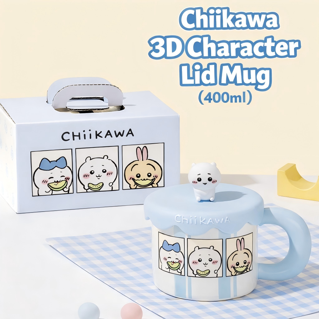 Chiikawa | Chiikawa Figure Lid Mug Main image