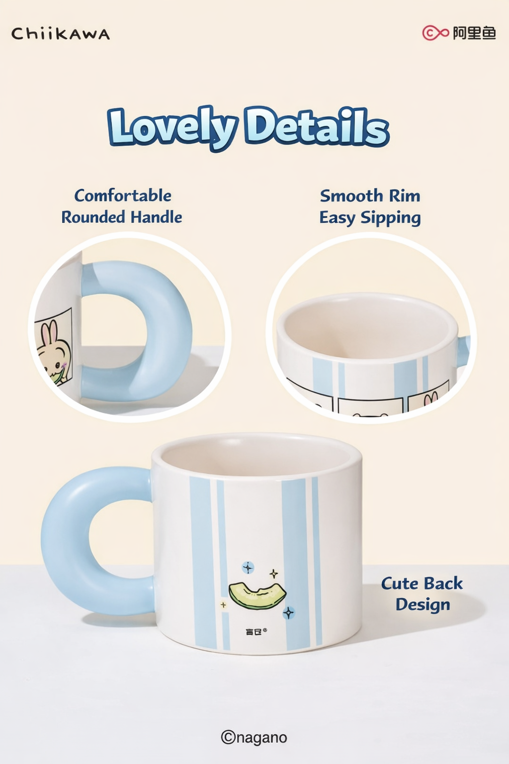 Chiikawa | Chiikawa Figure Lid Mug