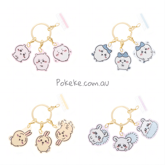 Chiikawa | Tokyo Souvenir Shareable! | 3-piece Acrylic Charm