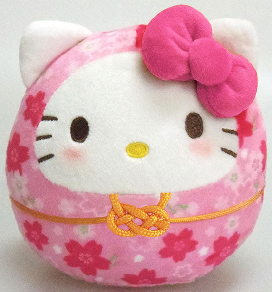 Sanrio | Sakura Daruma | Hello Kitty Plush Toy S (14cm)