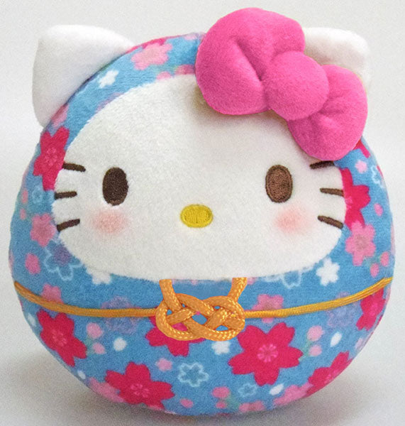 Sanrio | Sakura Daruma | Hello Kitty Plush Toy S (14cm)