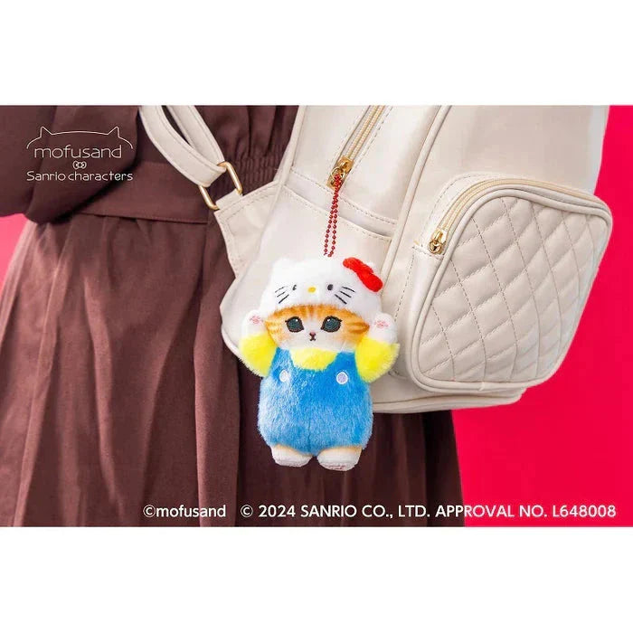 Mofusand x Sanrio | Mini Mascot Holder (Hello Kitty)