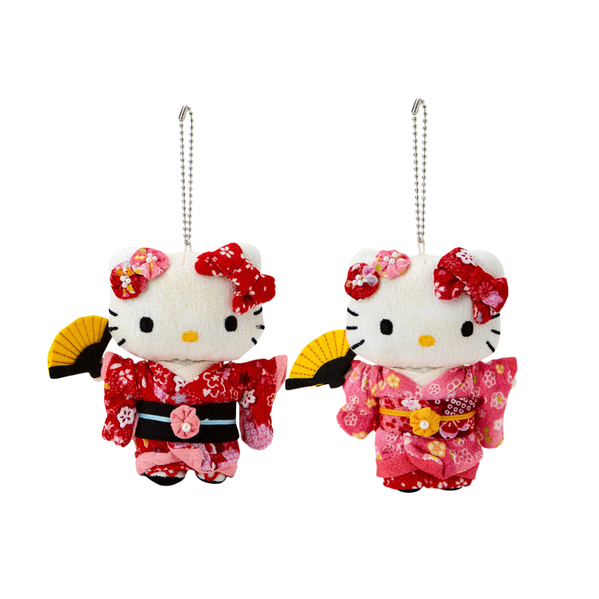 Sanrio | Japanese Chirimen Kimono | Hello Kitty Plush Mascot Holder