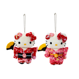 サンリオ | ちりめん着物 | ハローキティぬいぐるみマスコットホルダー