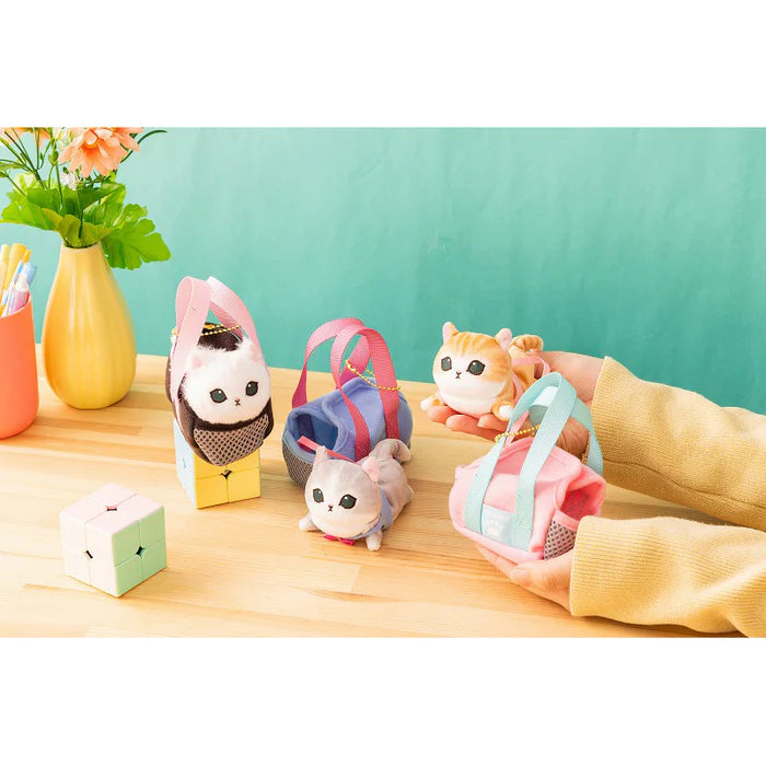 Mofusand | Nyanko with outing bag | Mascot Holder Main image