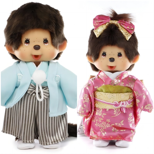 Monchhichi | In Japanese Outfit Plush Toy M (20cm)