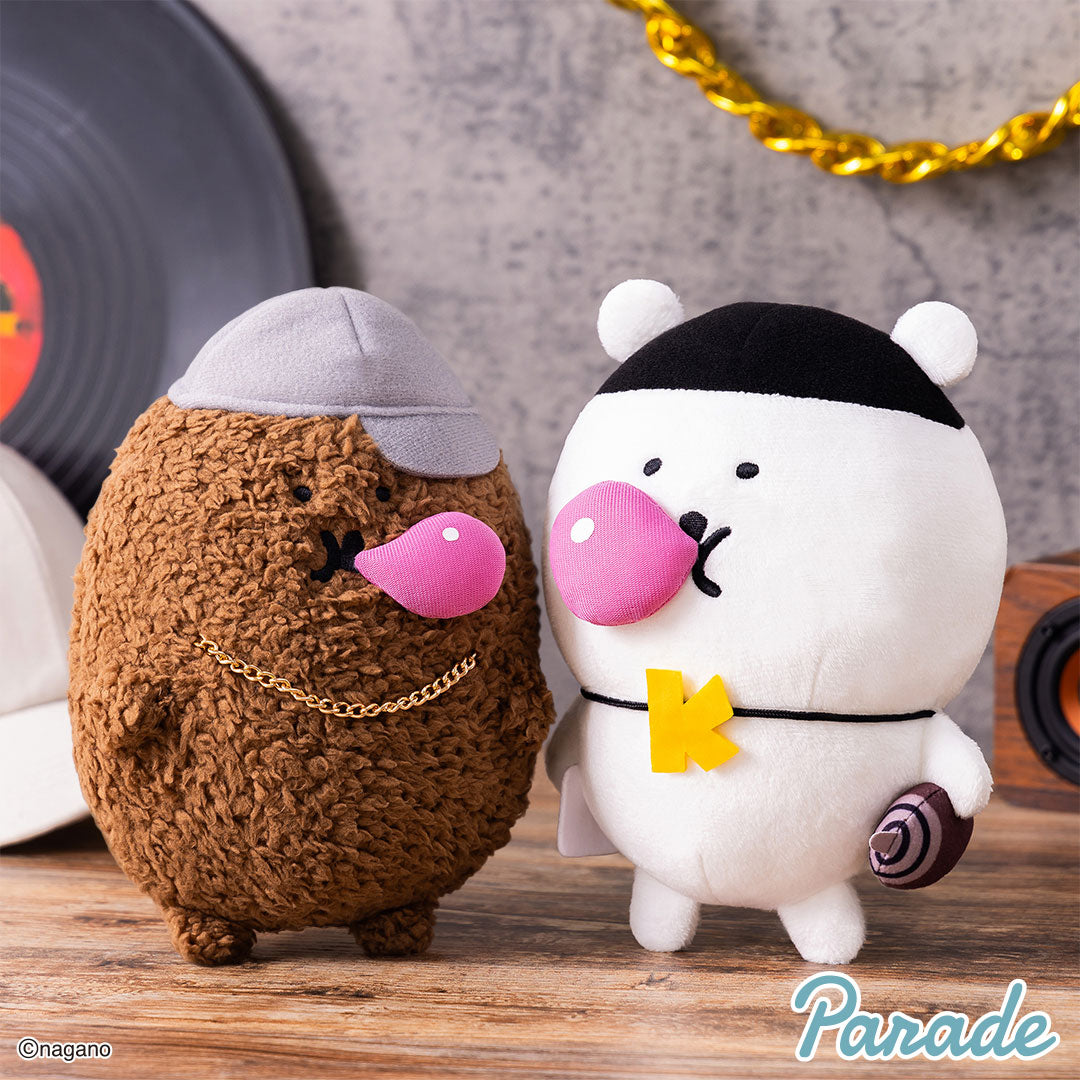 Nagano | DJ Kuma and Rapper Mogura Croquette | Plush Toy (18cm) Main image