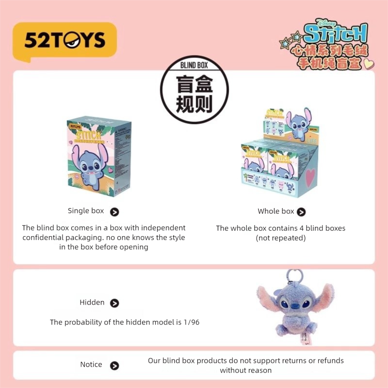 Stitch | Mood Charm With Mobile Phone Rope Blind Box