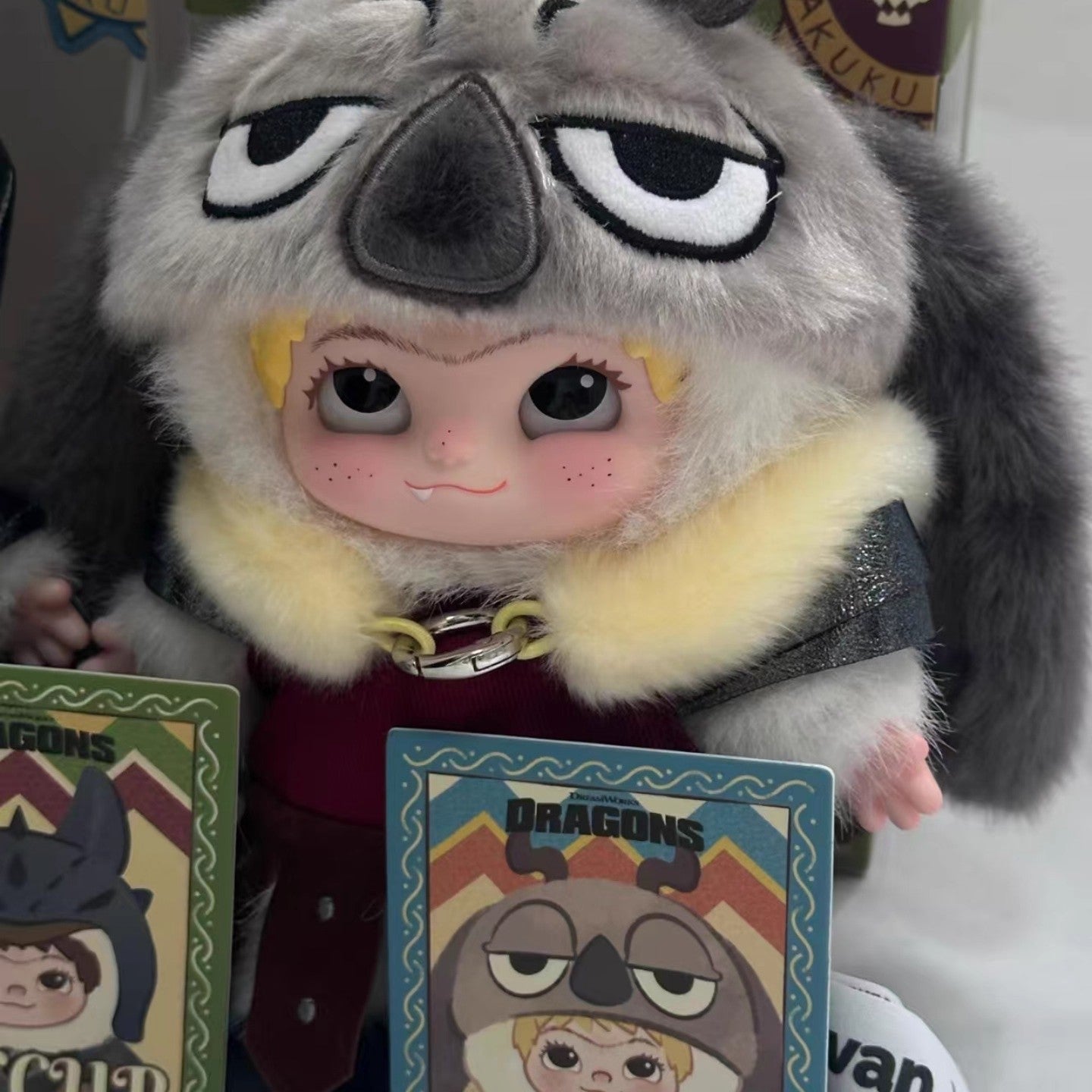 WAKUKU x How to Train Your Dragon | Limited Hangtag Series | Hiccup & Astrid Mascot