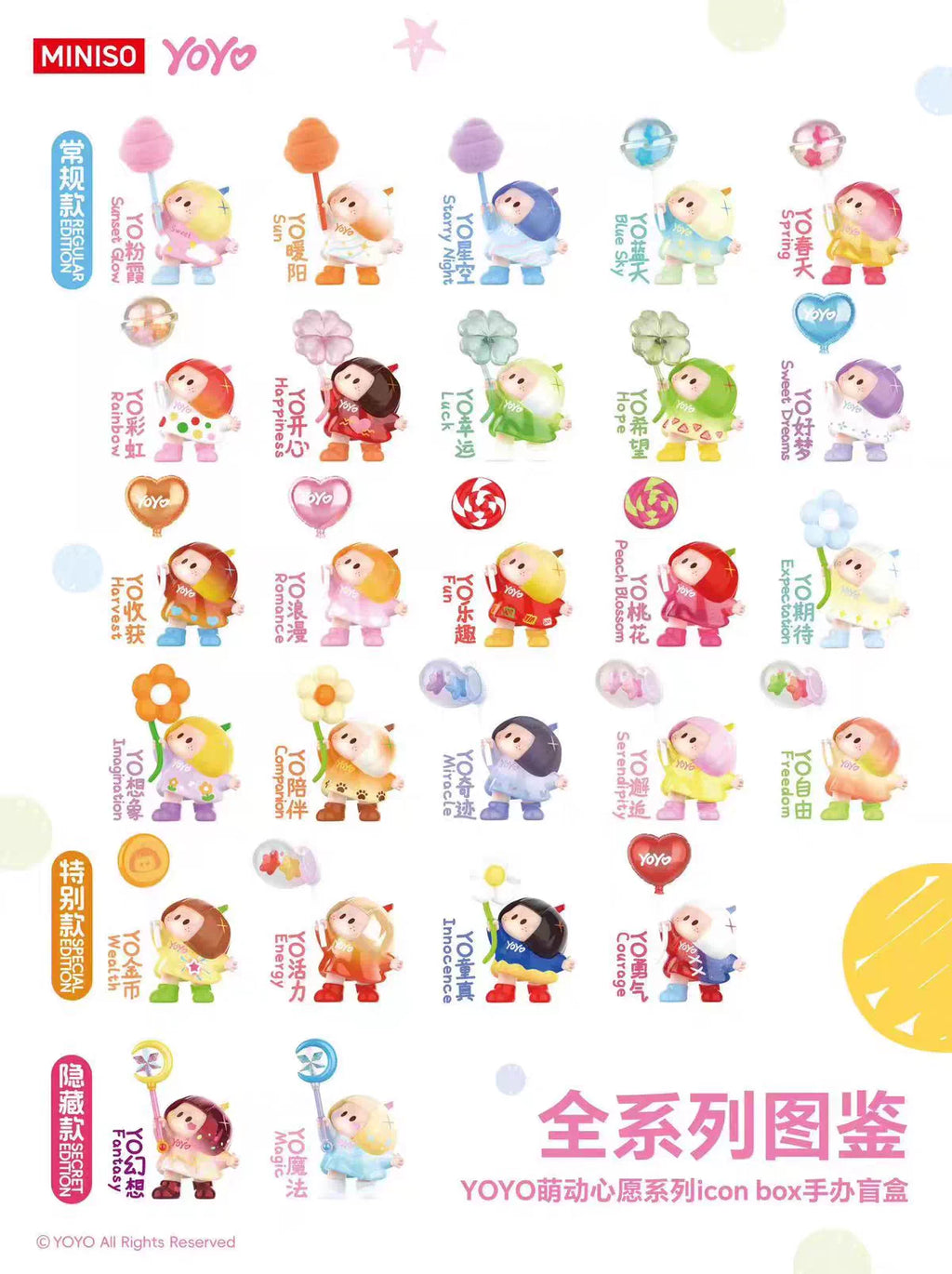 YOYO | Charming Wishes Series | Icon Box Collectible Figure Blind Box