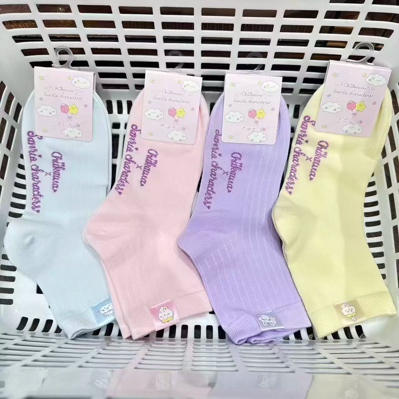 Chiikawa × Sanrio Character | Crew Socks Secondary image