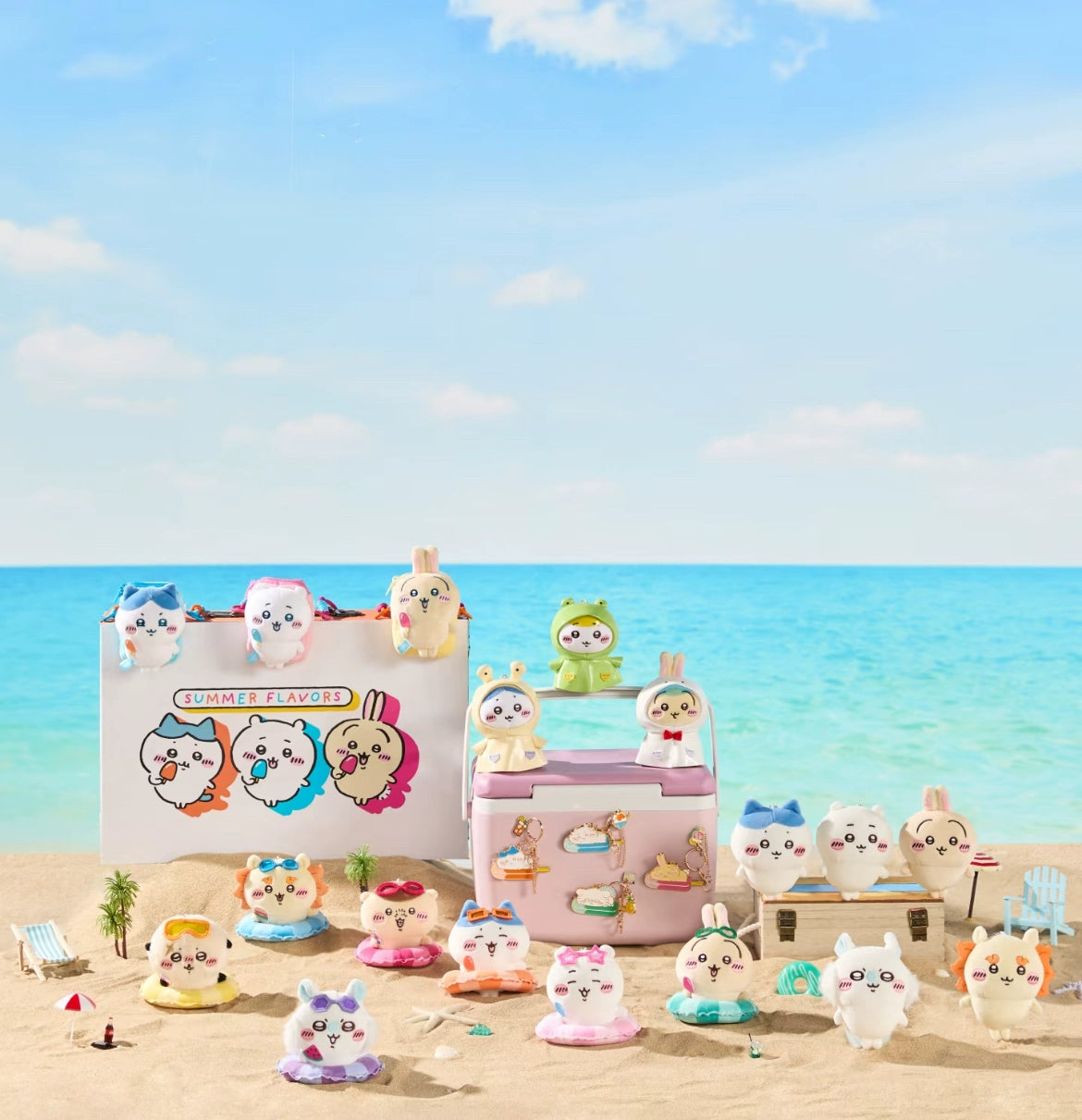 Chiikawa | Summer Season Limited | Mascot / Plush Toy Collection