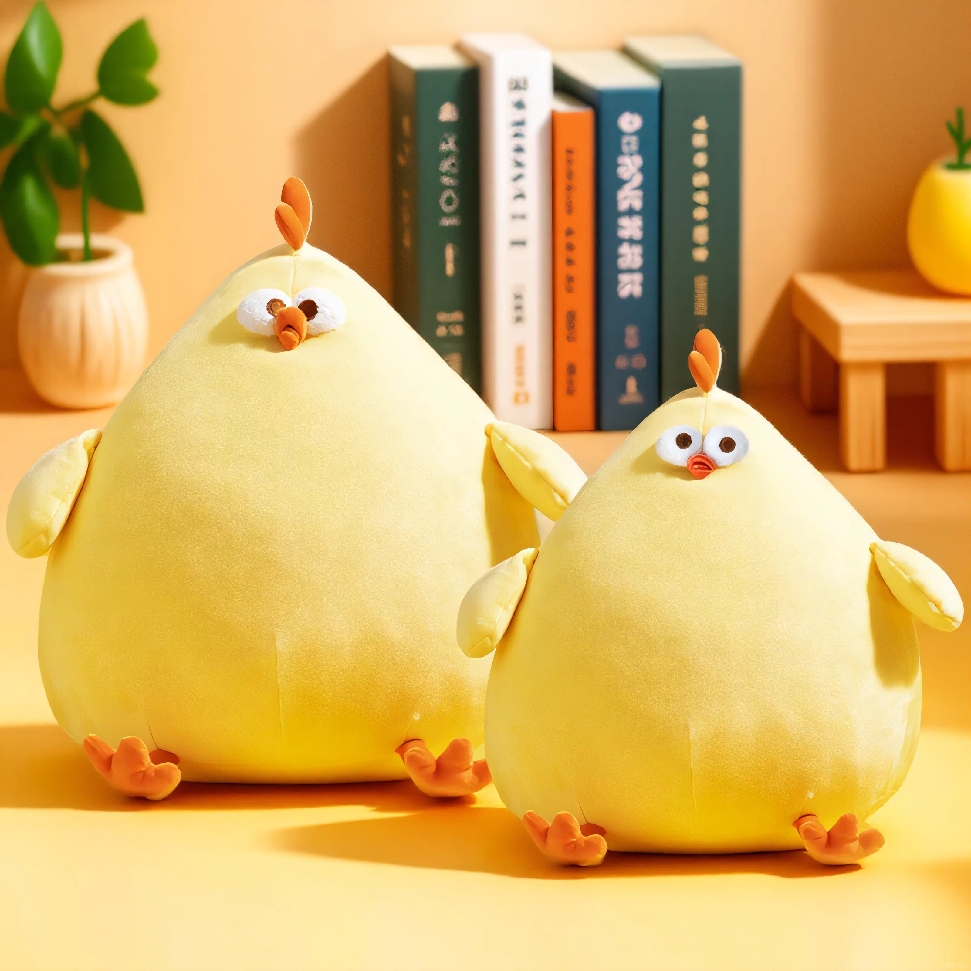 DunDun Chicken | Chubby Chicken Plush Toy XXXL (46cm) Main image