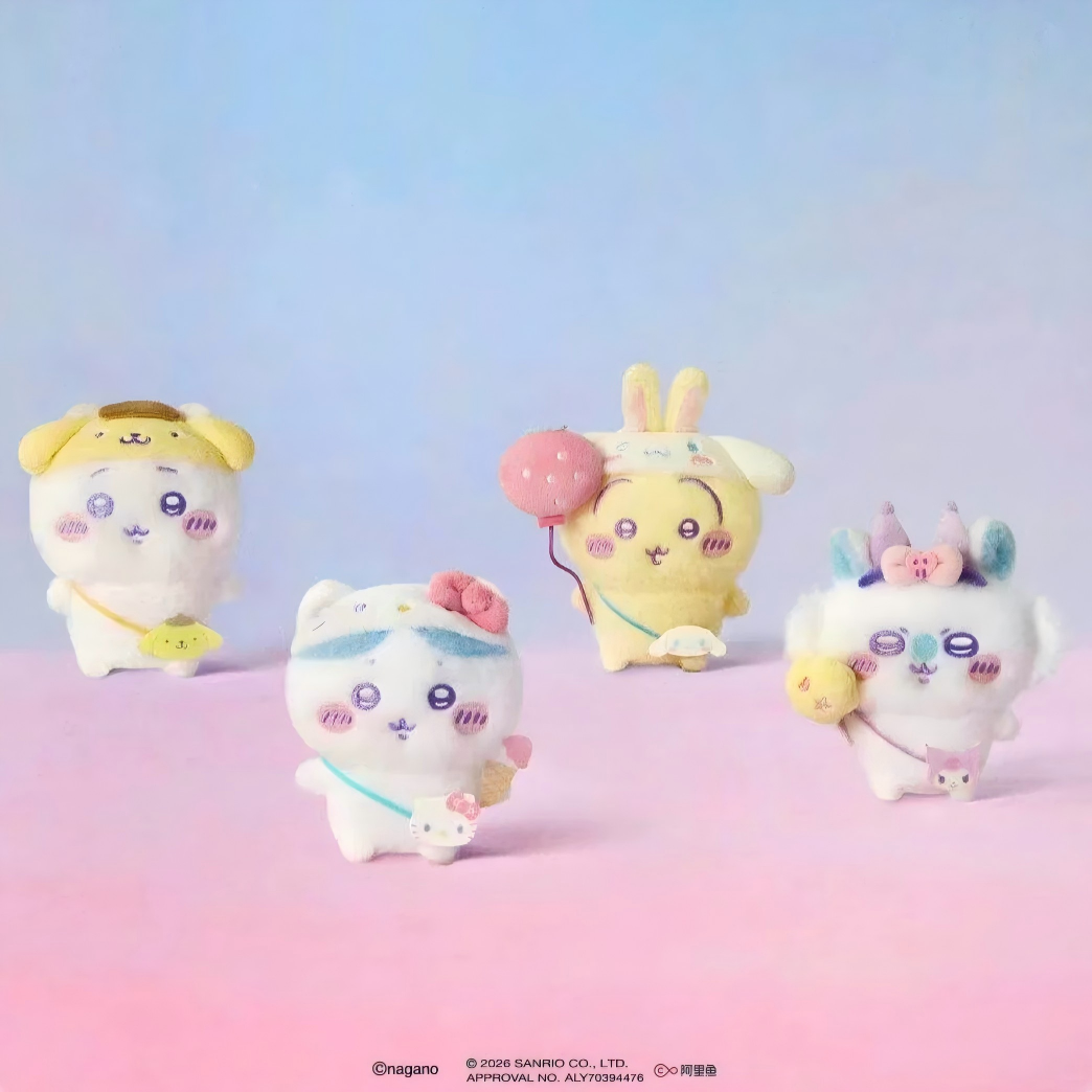 Chiikawa × Sanrio Characters | Plush Mascot