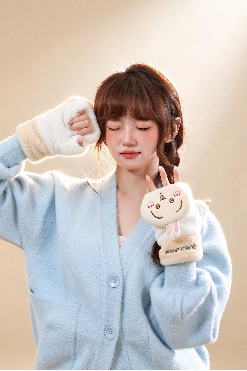 Chiikawa | Plush Mittens / Gloves