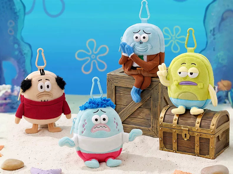 Bikini Bottom Background Fish Plush Coin Purse Main image