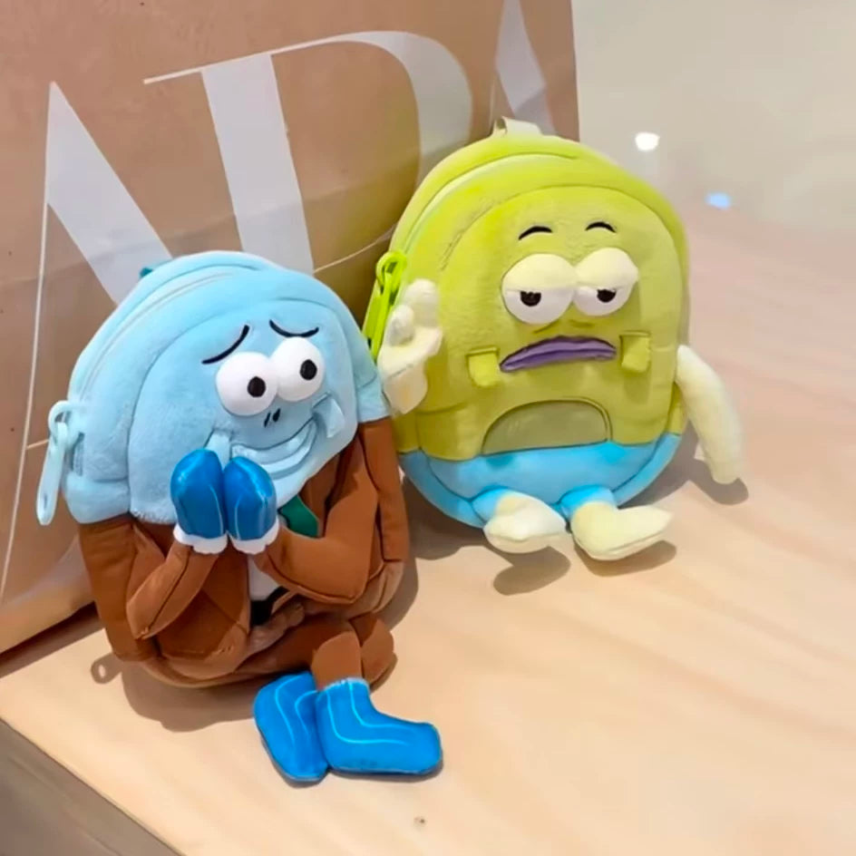 Bikini Bottom Background Fish Plush Coin Purse