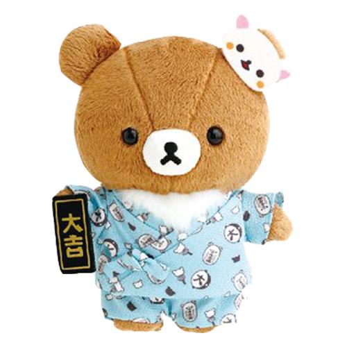 Rilakkuma | Tokoy Limited | Chairoikoguma(JinBei) Plush Toy M (20cm)