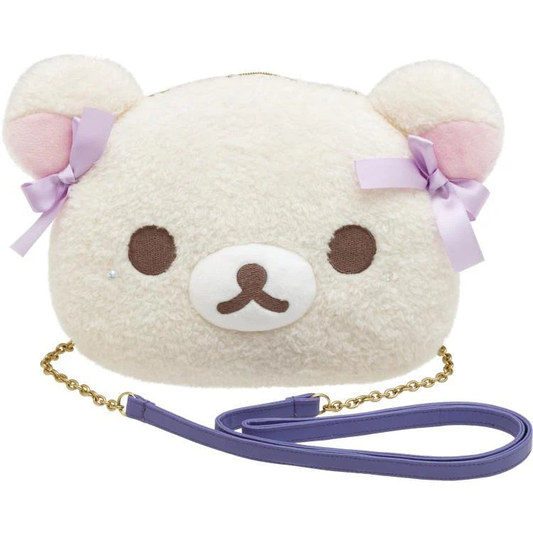 Rilakkuma | Sky Cotton Candy | Korilakkuma Plush Pouch / Pochette Bag