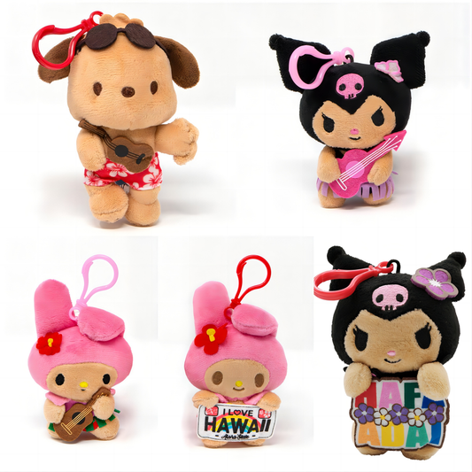 Sanrio | Hawaii Limited | Sanrio Plush Mascot Holder/Keychain