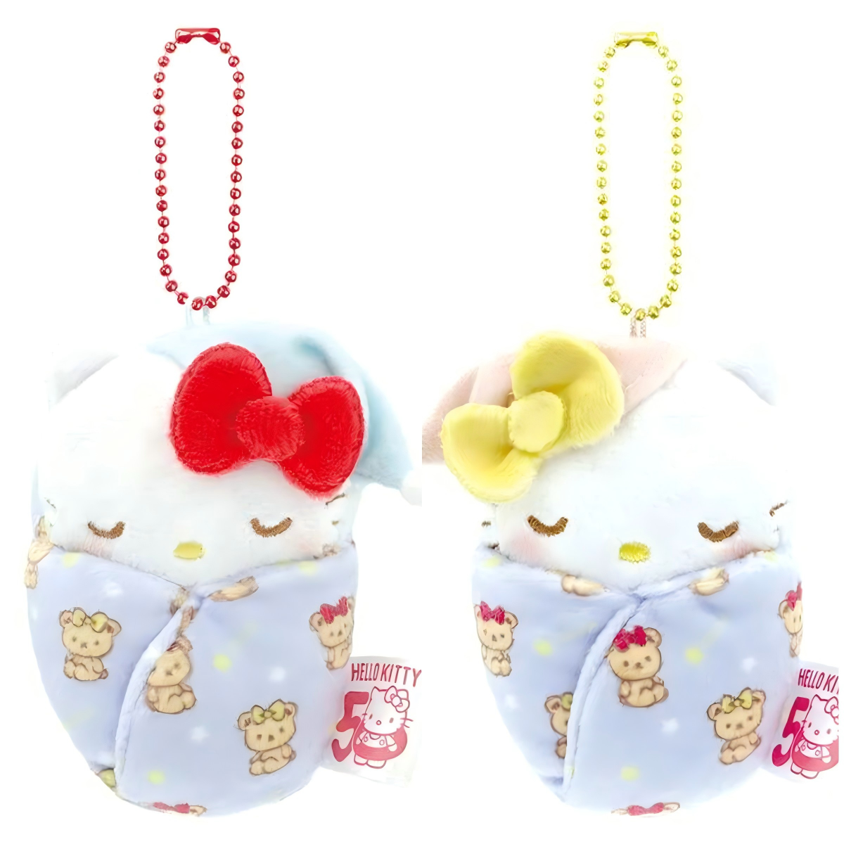 Sanrio | Hello Kitty 50th Anniversary | Hello Kitty Swaddle Mascot Holder