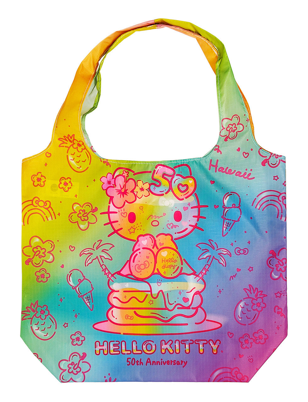 Sanrio| Hello Kitty 50th Anniversary: Hawaii Limited | Hello Kitty Foldable Totes