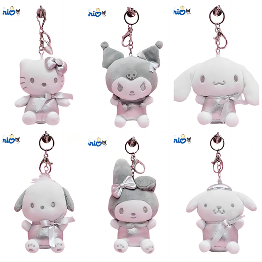 Sanrio| Hello Kitty 50th Anniversary: Korean Limited | Sanrio Silver Mascot Holder / Keychain