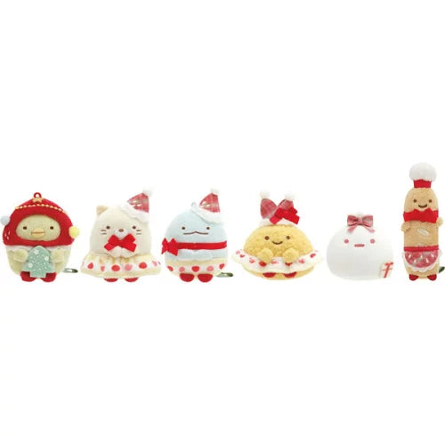 Sumikko Gurashi | Strawberry Christmas | Tenori Plush Mascot Hodler (SS)