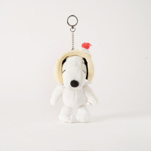 Snoopy | Dessert Cafe | Snoopy Doll Keychain: Vanilla Ice Cream