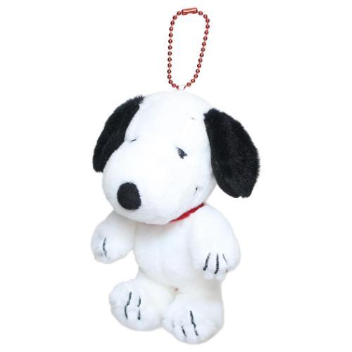 Snoopy |  Fluffy Ball Chain Mascot Holder Main image