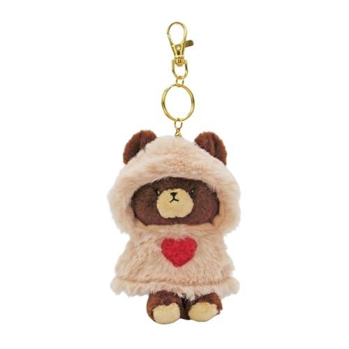 The Bear's school | Heart Raincoat Mascot Holder