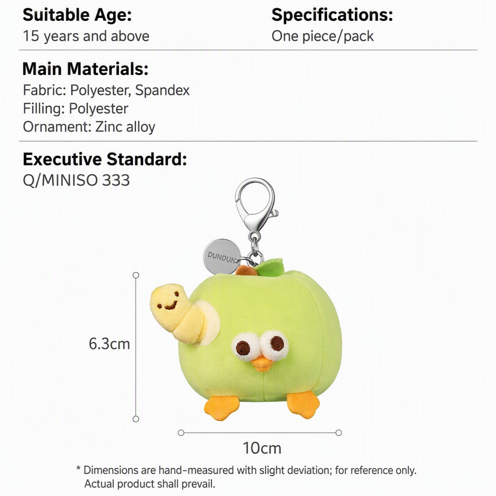DunDun Chicken | Green Apple Chicken Keychain