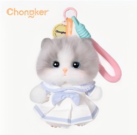 Chongker | Handmade Realistic Plush | Cat Mascot / Charm