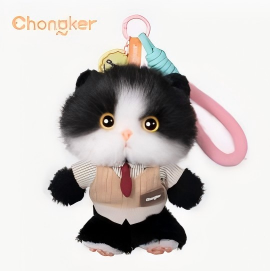 Chongker | Handmade Realistic Plush | Cat Mascot / Charm