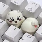 Chiikawa Resin-dipped Keycap | Look at my back Please